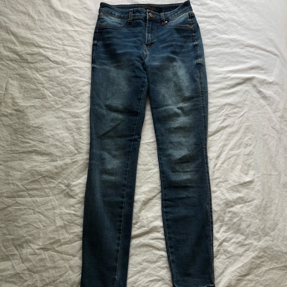 Denim blue jeans